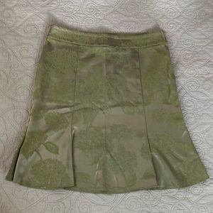 Forever 21 green brocade skirt